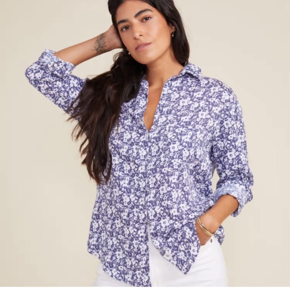 Anthropologie Grayson The Hero Floral Buttondown